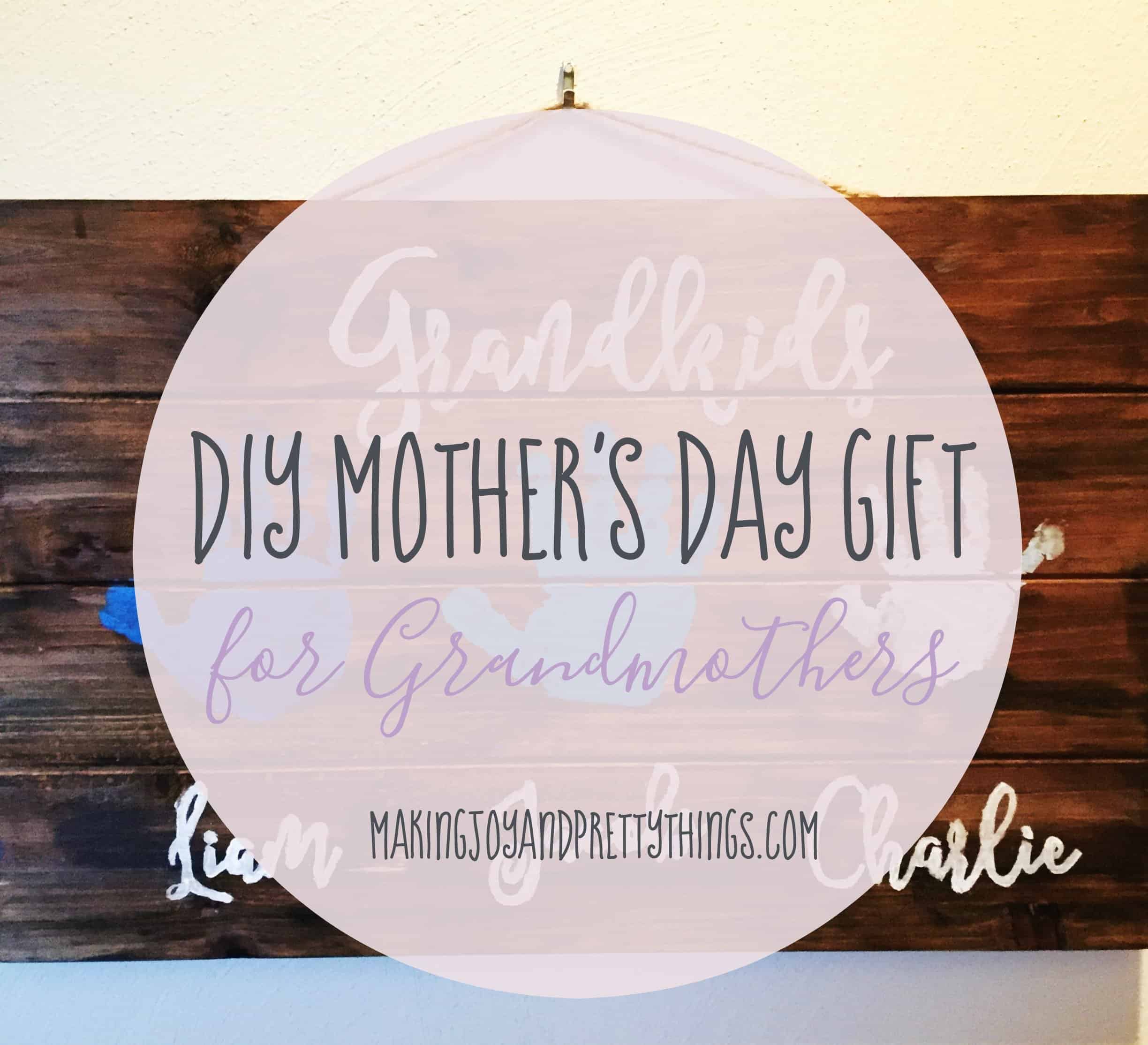 Gifts for Grandma, Grandmother Gift, Gift From Grandchildren, Handprint  Keepsake, Hands Down the Best, Handprint Art, DIY Kids Craft 
