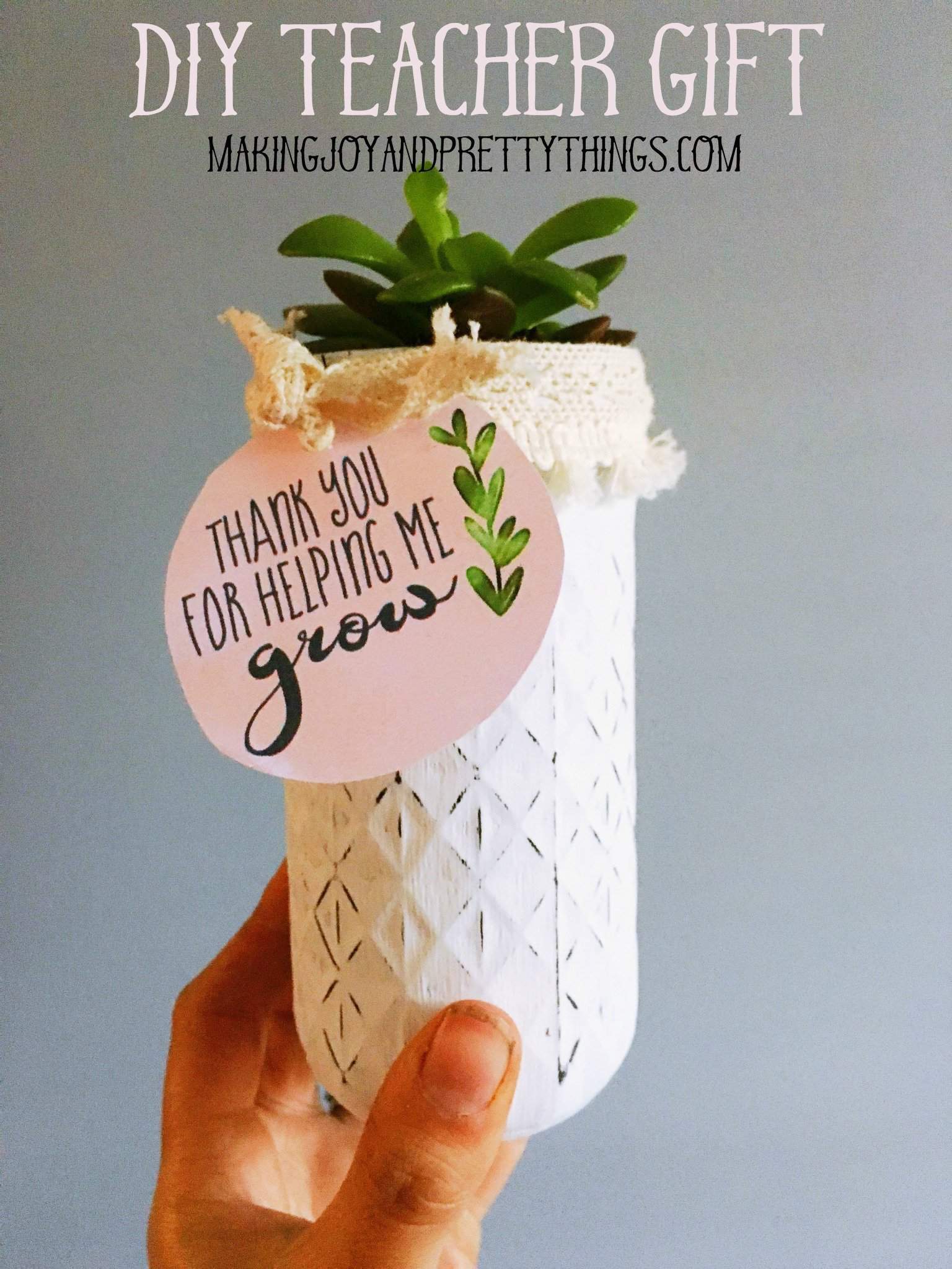 A Pick-Me-Up in a Jar (Teacher Gift with FREE Printables!)
