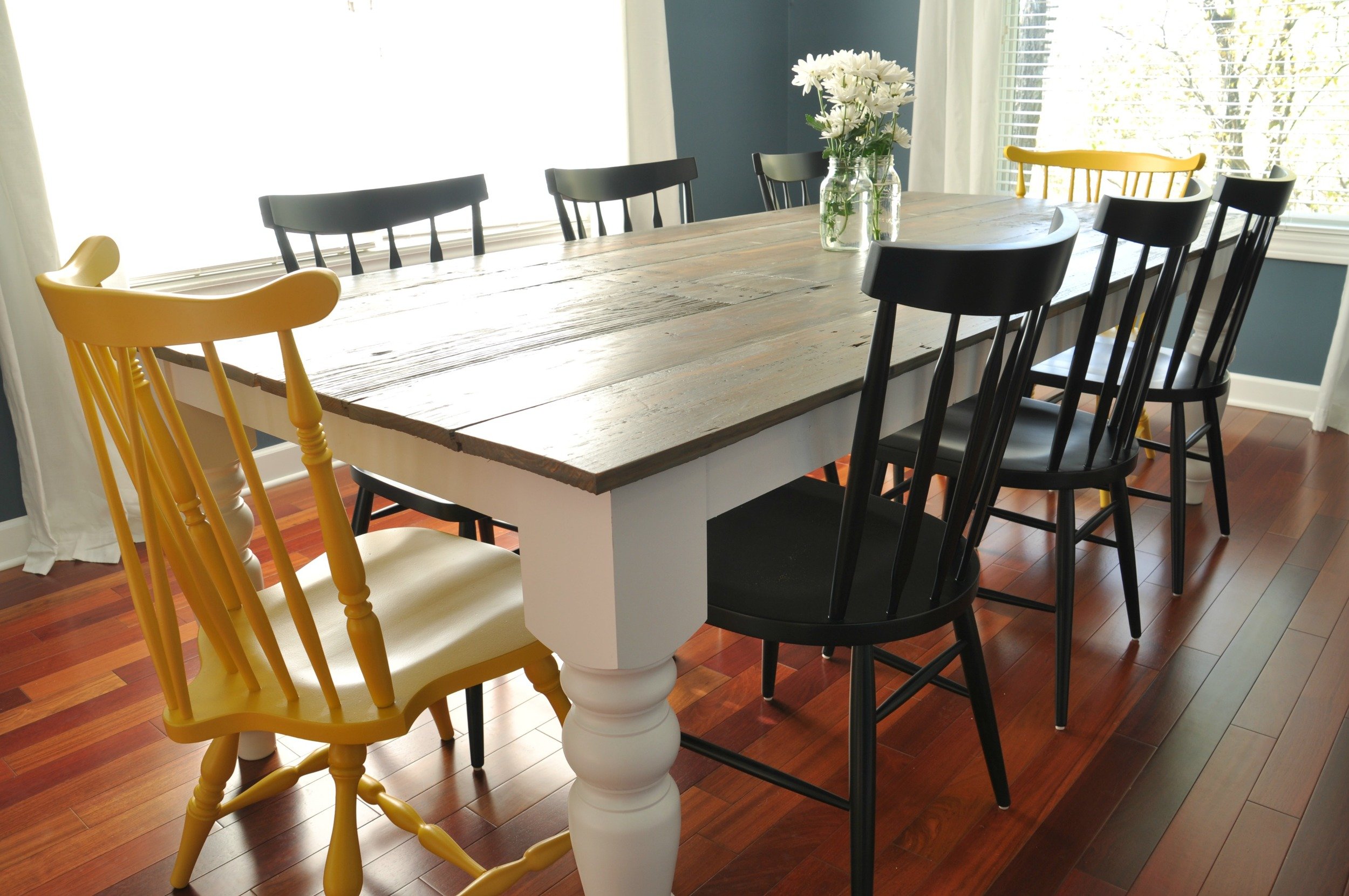 Farm Style Dining Room Table Plans