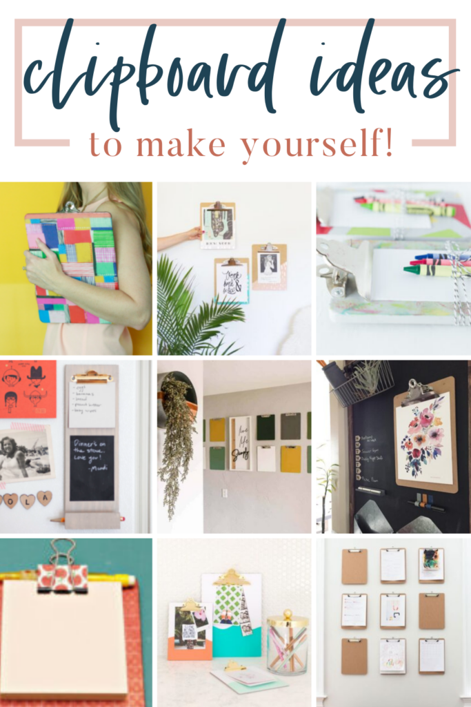 17+ Cute DIY Clipboard Ideas - Making Joy and Pretty Things