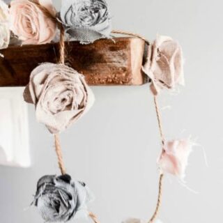 How to DIY Flower Garland for Your Chandelier 