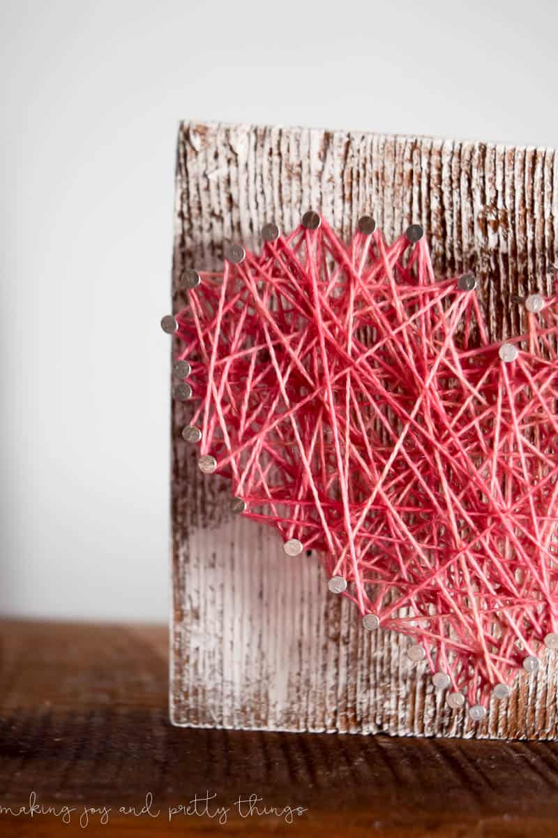 DIY Paper String Art Heart, Easy Embroidered Cards