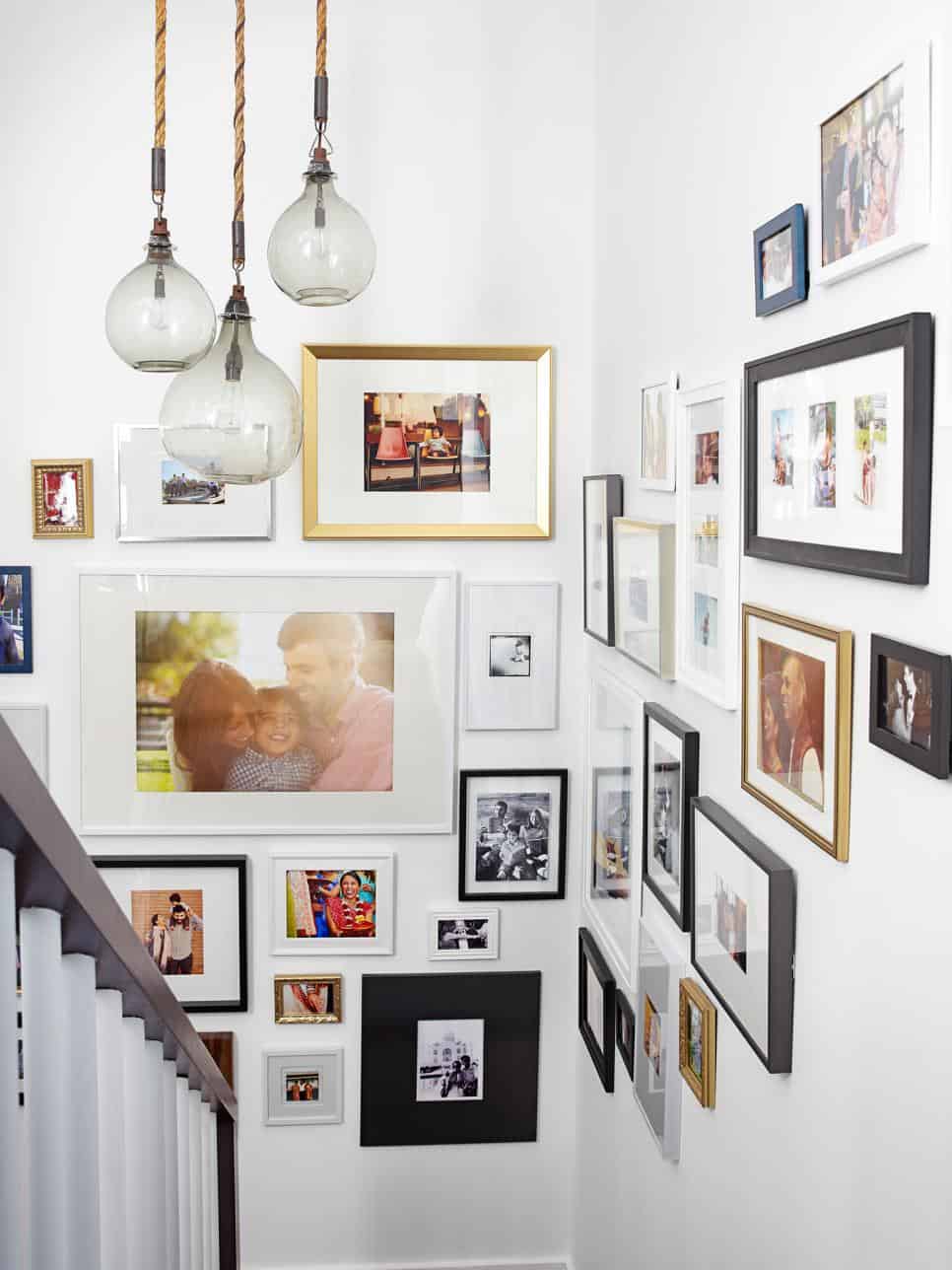 family photo wall arrangements