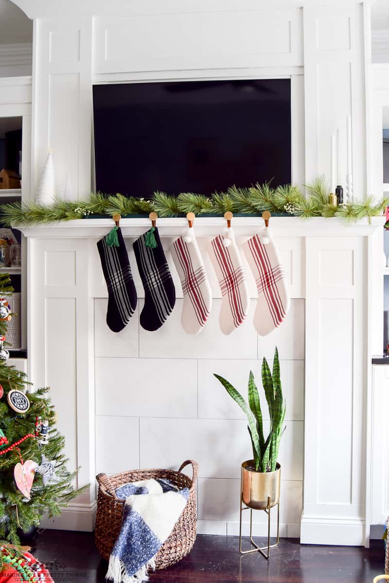 How to Make DIY Stocking Holder - Making Joy and Pretty Things