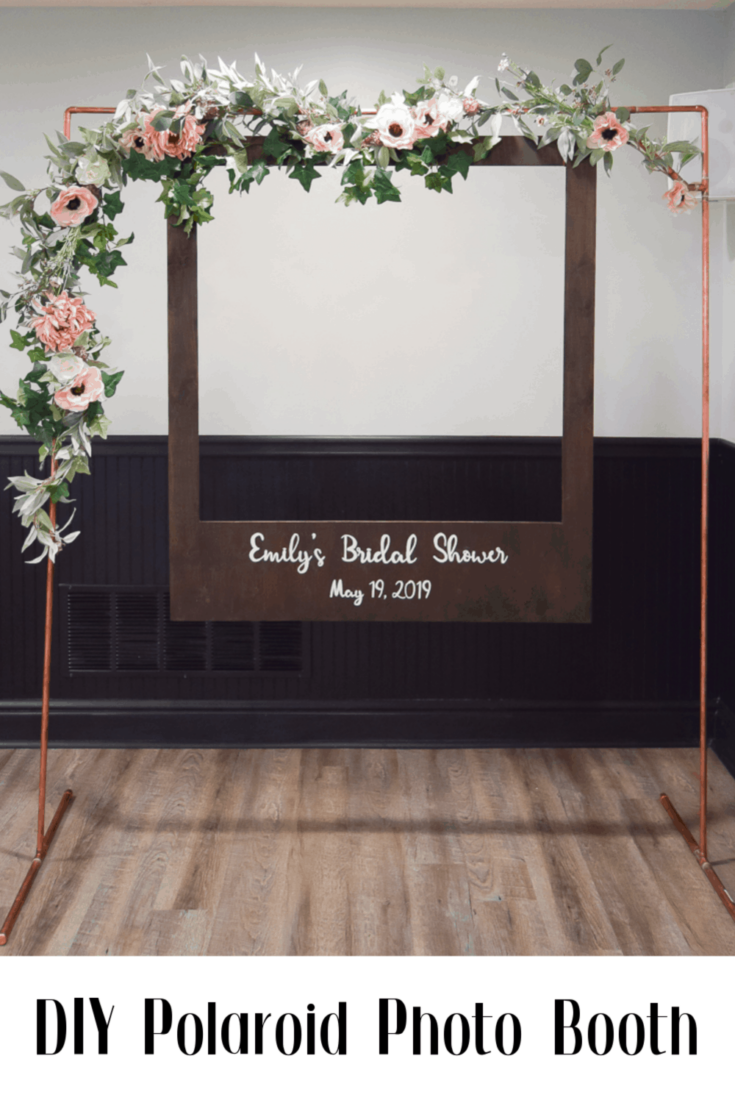 Floral Photo Booth Frame/wedding/birthday Party Selfie Frame Paper
