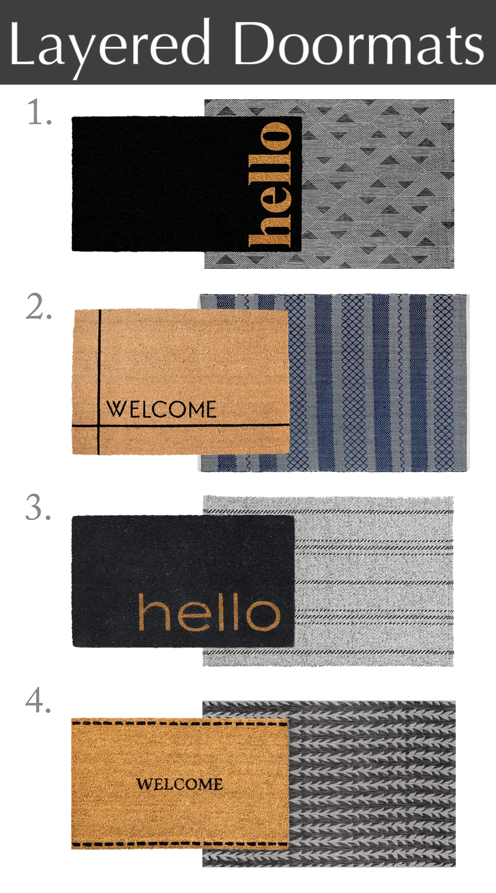 Layered Doormats for Summer - How to Mix and Match - Making Joy and Pretty  Things