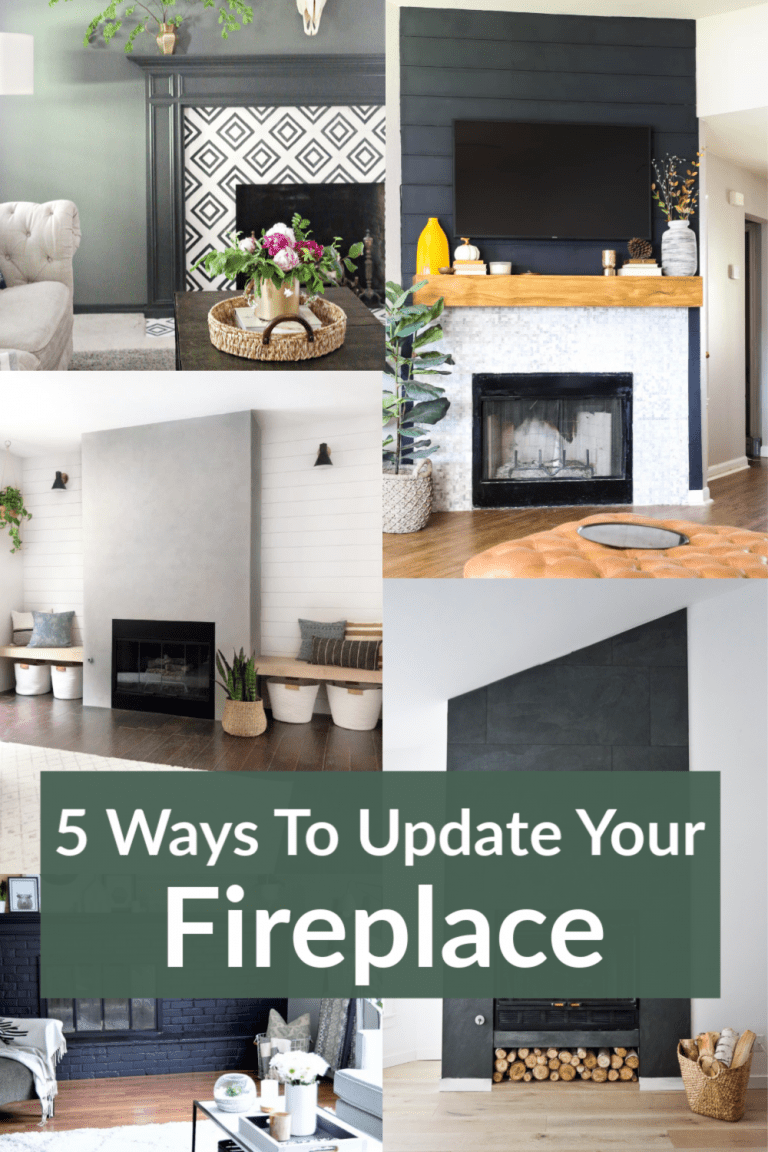 5 Ways to Update Your Fireplace - Making Joy and Pretty Things