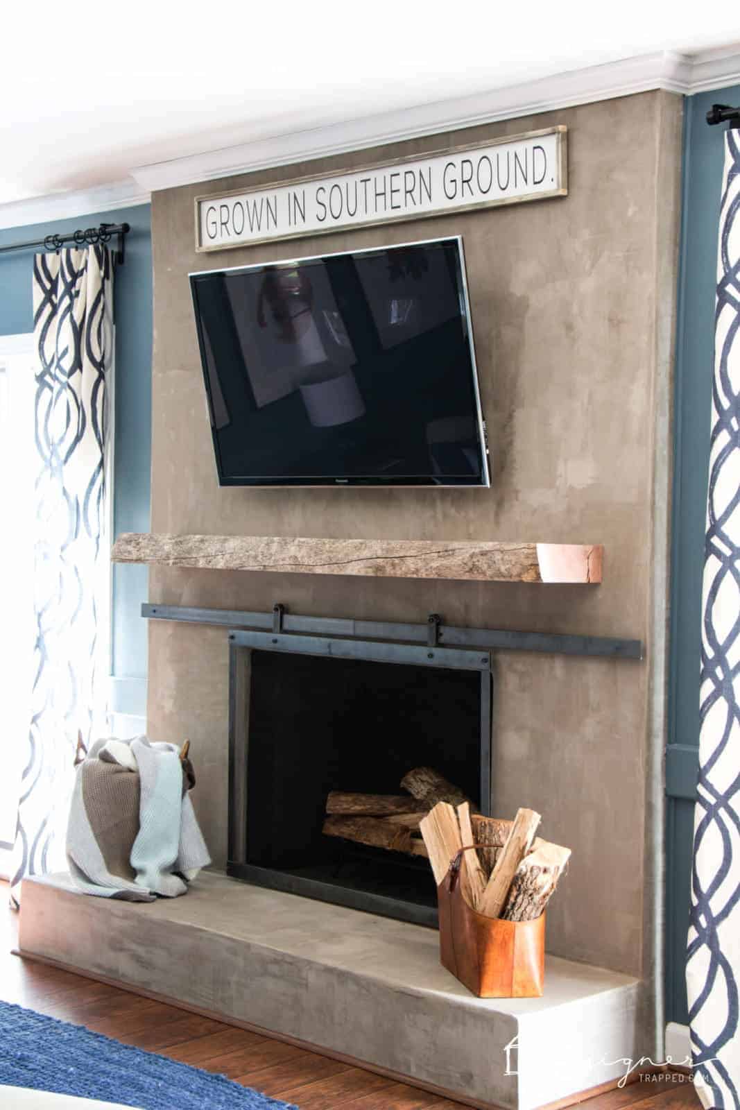 How To Update a Fireplace - Making Joy and Pretty Things