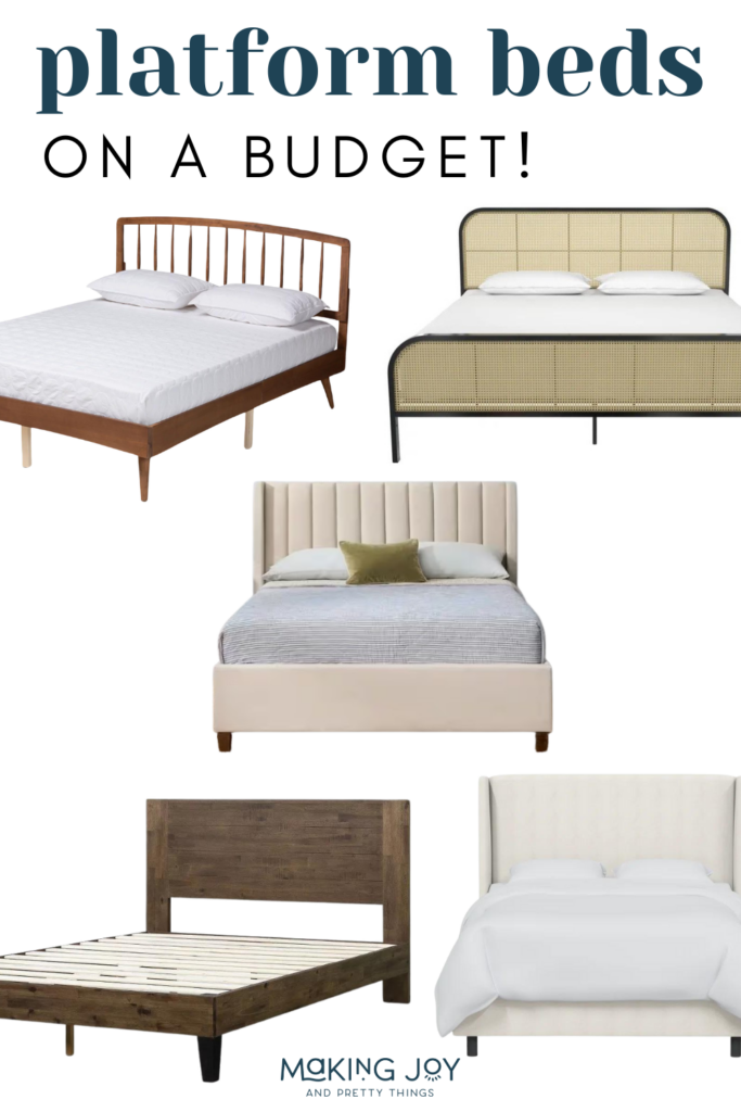 The Best Affordable Platform Beds (Look For Less) - Making Joy and ...