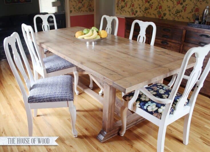 14+ DIY Farmhouse Tables with Plans! - Making Joy and Pretty Things