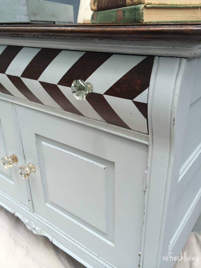 30 Pretty Painted Dresser Ideas Making Joy And Pretty Things   Antique Painted Dresser With Old 