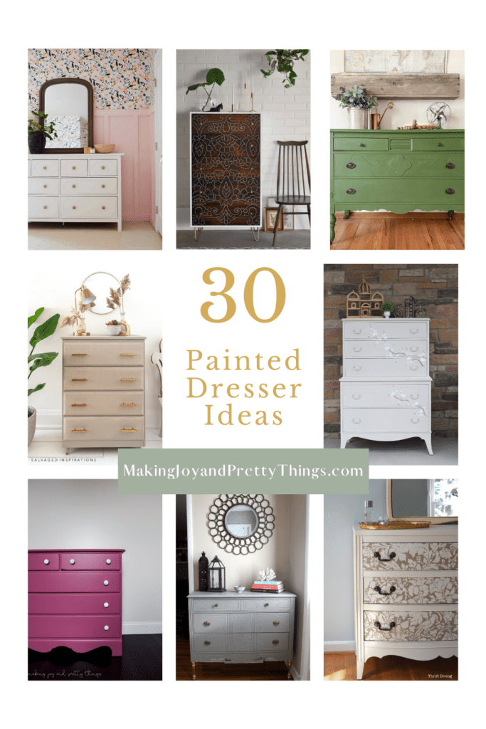 30+ Pretty Painted Dresser Ideas - Making Joy and Pretty Things