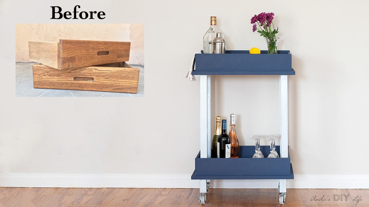 20+ DIY Bar Carts You Can Make in a Day - Making Joy and Pretty Things